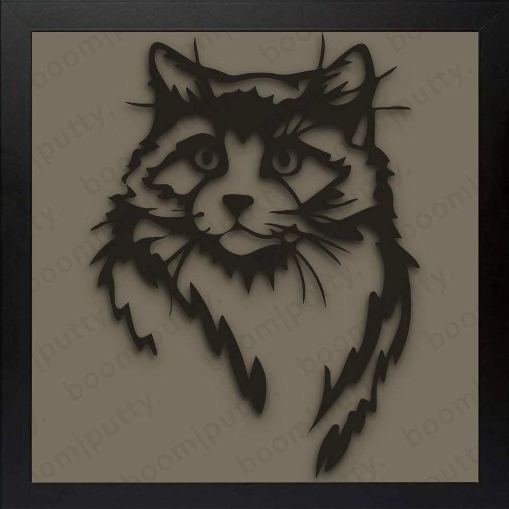 8x8 Framed Ragdoll Designer Print